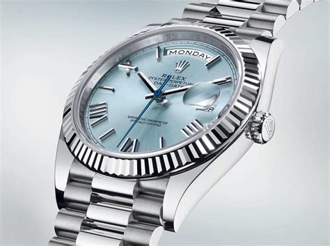 rolex oyster perpetual day date acciaio|rolex day date 40 price.